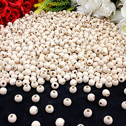 10 mm Ahşap Yuvarlak Boncuk 100’lü Paket - 1