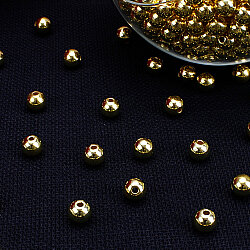 10 mm Metalize Yuvarlak Akrilik Boncuk Gold 500 gr 970 (±20) Adet - 2