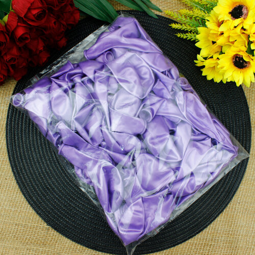 12 inch Metalik Açık Violet Balon - 3