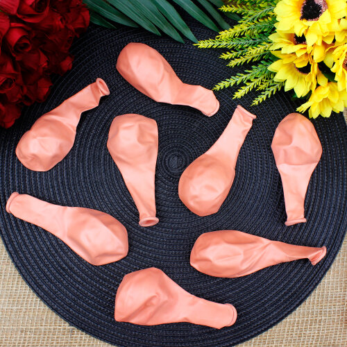 12 İnch Metalik Rose Gold Balon - Toptanalim