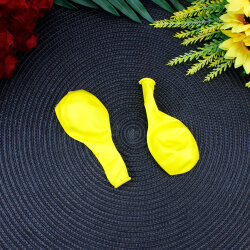 12 İnch Pastel Sarı Balon - 2