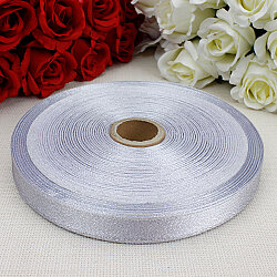 1,7 cm Simli Parlak Bobin Kurdele Silver 100 Metre - 3