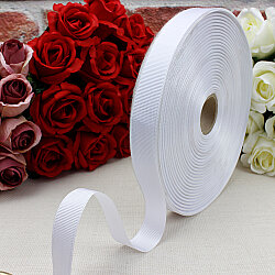 2 cm Grogren Bobin Kurdele Beyaz 100 Metre - 1
