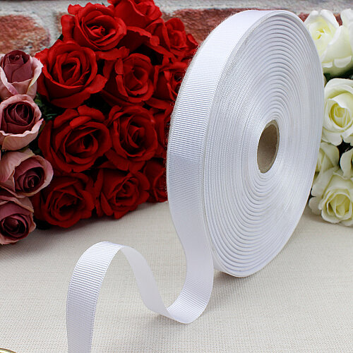 2 cm Grogren Bobin Kurdele Beyaz 100 Metre - Toptanalim