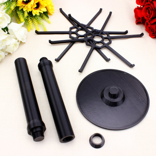 2 Katlı 12 Askılı 3D Stand 40 Cm - 5