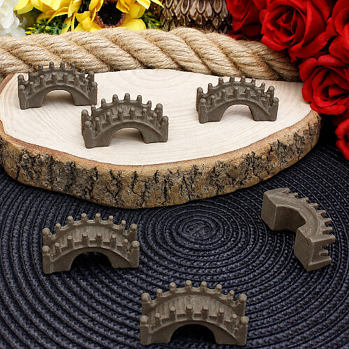 3D Kemerli Köprü Teraryum Obje Bakır 2,5x5 cm - Toptanalim