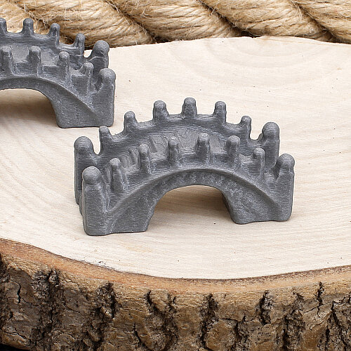 3D Kemerli Köprü Teraryum Obje Gri 2,5x5 cm - Toptanalim (1)