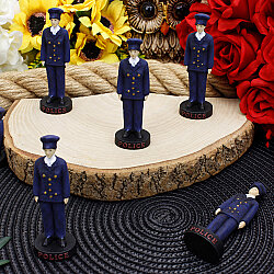 3D Üniformalı Polis Teraryum Obje 8,5 cm - 1
