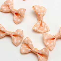 4 CM Puantiyeli Fiyonk Somon - 1