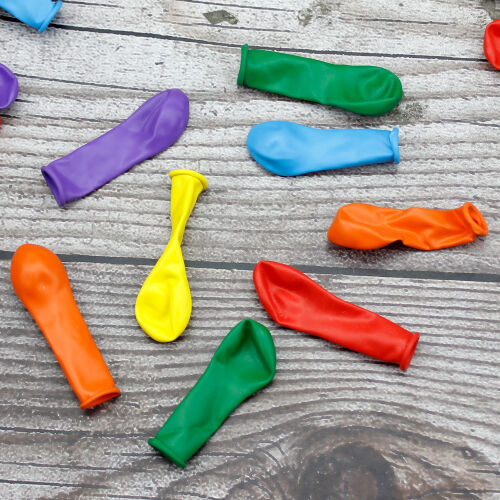 5 inch Küçük Boy Renkli Balon - Kare Dekor (1)