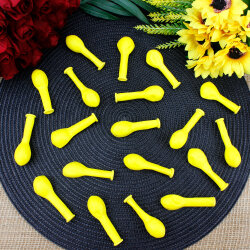 5 İnch Pastel Makaron Sarı Balon - 1