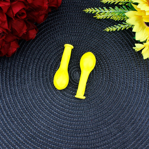 5 İnch Pastel Makaron Sarı Balon - Toptanalim (1)