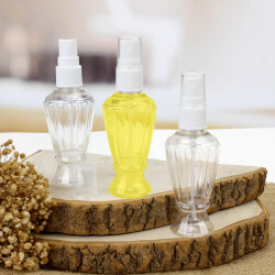 50CC Sprey Başlıklı Hediyelik Plastik Kolonya Şişesi Model 6 - 1
