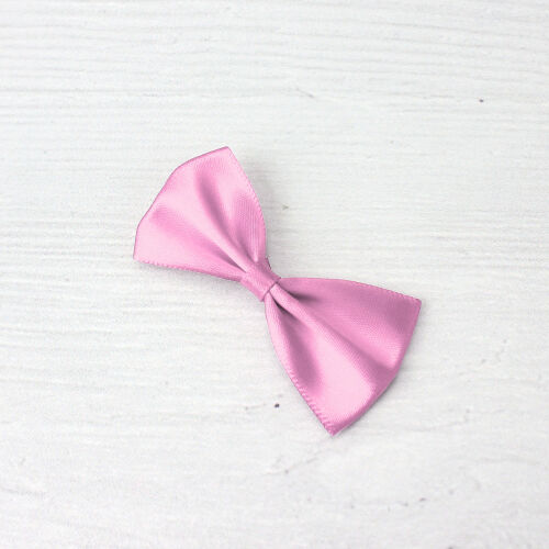 6 CM Büyük Boy Saten Fiyonk Pembe - 3