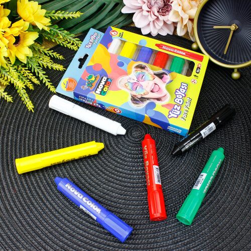 Nova Color 6 Renk Yüz Boyası Seti - 1