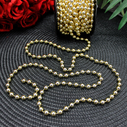 7,5MM Makara İnci 8MT Gold - Kare Dekor