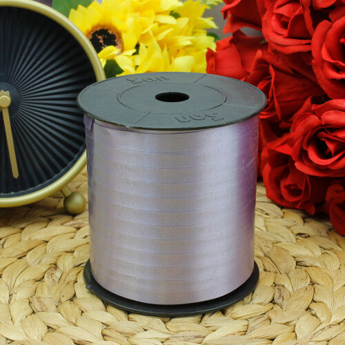 8MM Düz Rafya Şerit 200MT Lila - Kare Dekor (1)