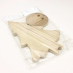  Ahşap Yılbaşı Çam Ağacı Standı 11x30 cm - 3