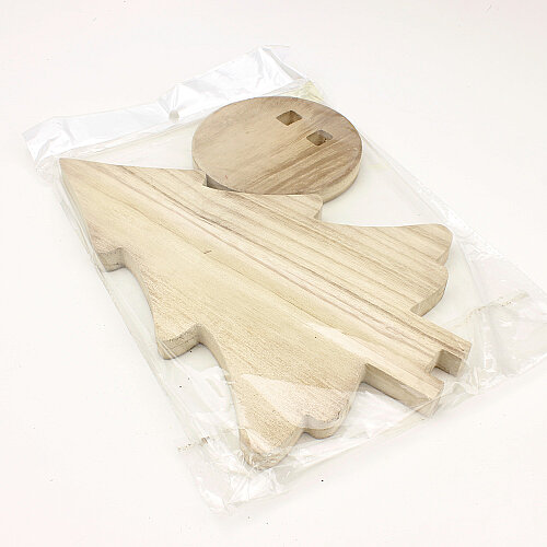  Ahşap Yılbaşı Çam Ağacı Standı 11x30 cm - 3