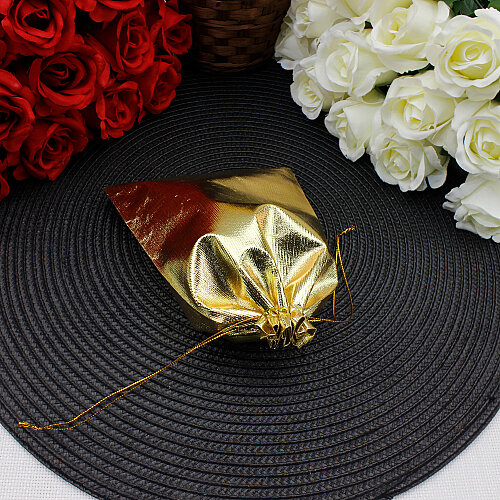 Altın Lame Parlak Kese Gold 13x18 cm (50’li Paket) - 3