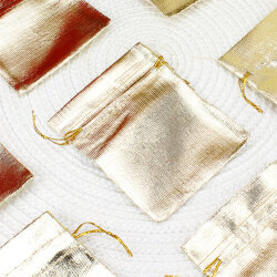 Altın Lame Parlak Kese Gold 7x9 cm (100’lü Paket) - 2