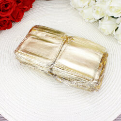 Altın Lame Parlak Kese Gold 7x9 cm (100’lü Paket) - 3