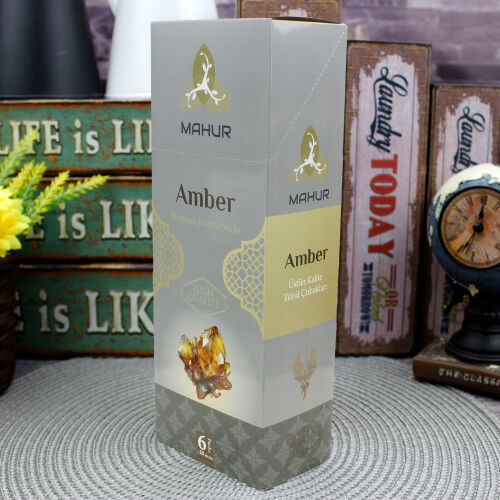 Amber Premium Tütsü Çubukları - Kare Dekor (1)