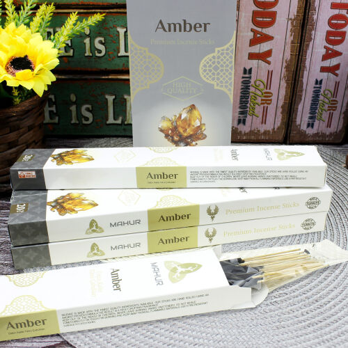Amber Premium Tütsü Çubukları - Kare Dekor