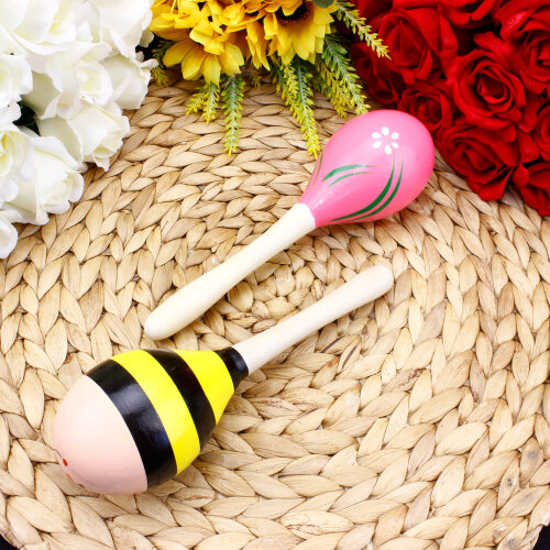 Asorti Ahşap Marakas 19 CM - 3