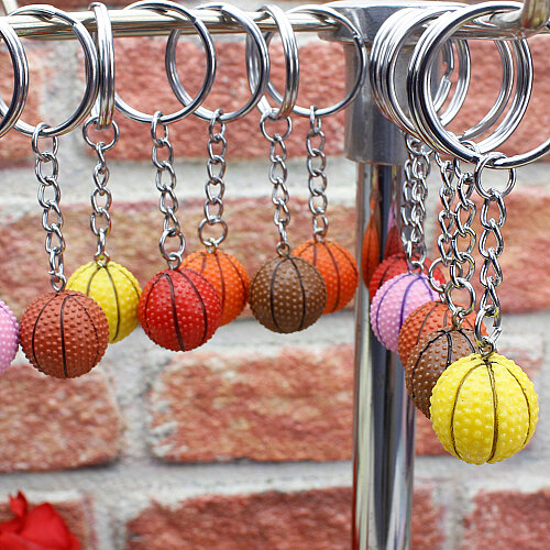 Asorti Basketbol Topu Anahtarlık 12’li Paket - Toptanalim