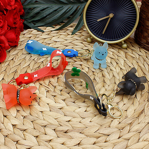 Asorti Bileklikli Akrilik Köpek Anahtarlık 12’li Paket - 3