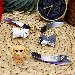 Asorti Bileklikli Reçine Köpek Anahtarlık 12’li Paket - 3