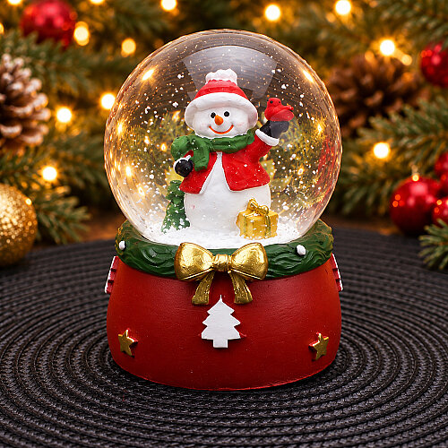 Asorti Çam Ağacı Tabanlı Yılbaşı Kar Küresi Midi Boy 7x9 cm - Toptanalim (1)
