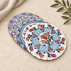 Asorti Çini Desenli Nihale 17,5 cm - 1