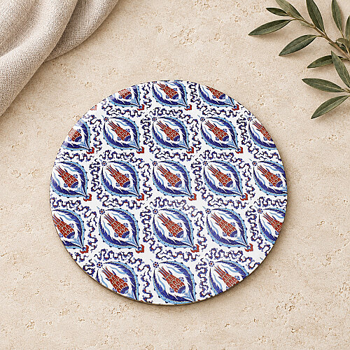 Asorti Çini Desenli Nihale 17,5 cm - 6