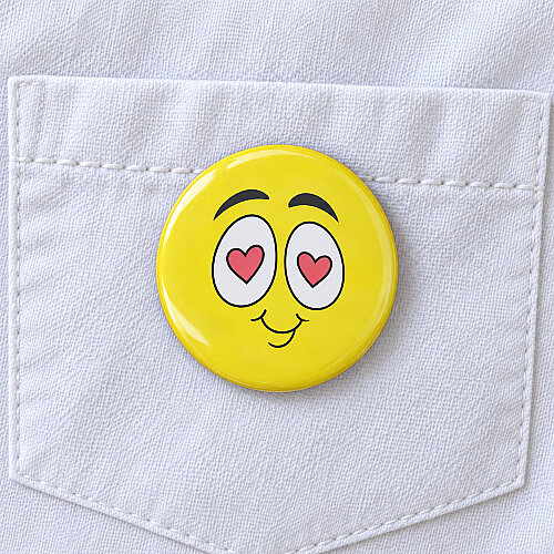 Asorti Emoji Desenli Rozet 20’li Paket - Toptanalim