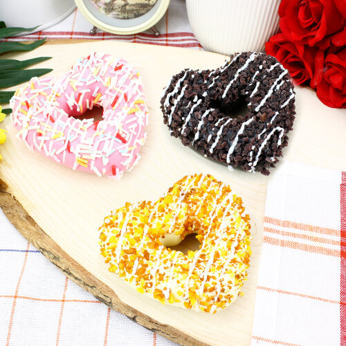 Asorti Gerçekçi Tasarım Donut Buzdolabı Magneti - Toptanalim
