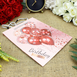 Asorti Happy Birthday Balon Desen Hediyelik Karton Çanta - 6