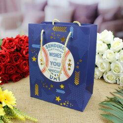 Asorti Happy Birthday Futbol Desen Hediyelik Karton Çanta - 5