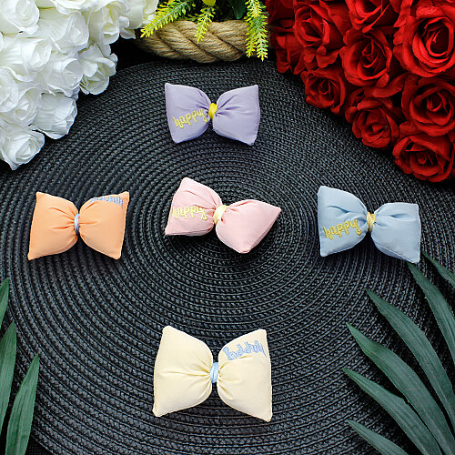 Asorti Happy Yazı İşlemeli Dolgulu Fiyonk 7 cm - Toptanalim