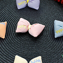 Asorti Happy Yazı İşlemeli Dolgulu Fiyonk 7 cm - 2