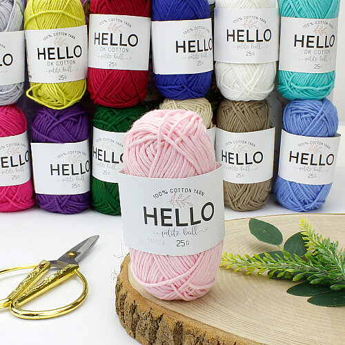 Asorti Hello DK Cotton İplik 25 gr 62,5 m - Toptanalim (1)