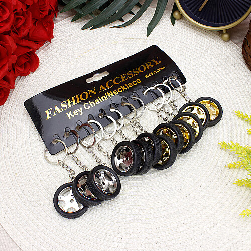  Asorti Metal Araba Jant Anahtarlık 12’li Paket - 3