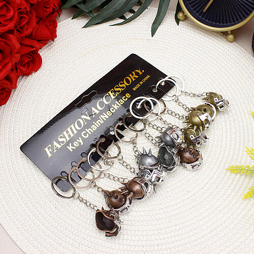 Asorti Metal Gladyatör Miğfer Anahtarlık 12’li Paket - 3