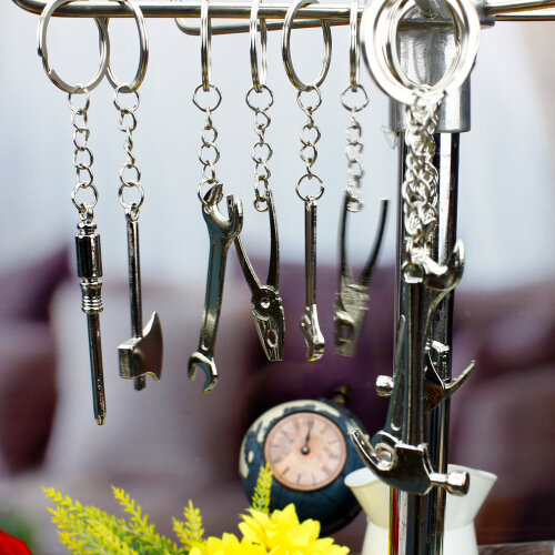 Asorti Metal Meslek Anahtarlık 12’li Paket - Toptanalim