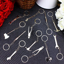 Asorti Metal Meslek Anahtarlık 12’li Paket - 2