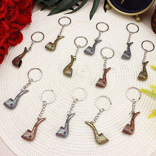 Asorti Metal Pipo Anahtarlık 12’li Paket - Toptanalim