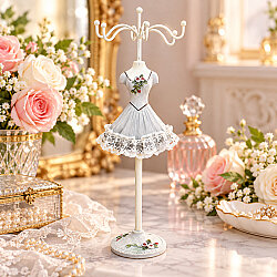 Asorti Nostaljik Dantelli Elbiseli Takı Askı Standı 28 cm - 2