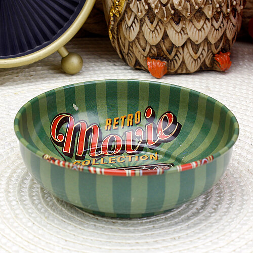 Asorti Retro Desenli Teneke Kase 9,5 cm - 3