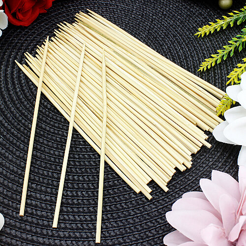 Bambu Çöp Şiş Çiçek Süsleme Çubuğu 15 cm 90 (±10) Adet - Toptanalim